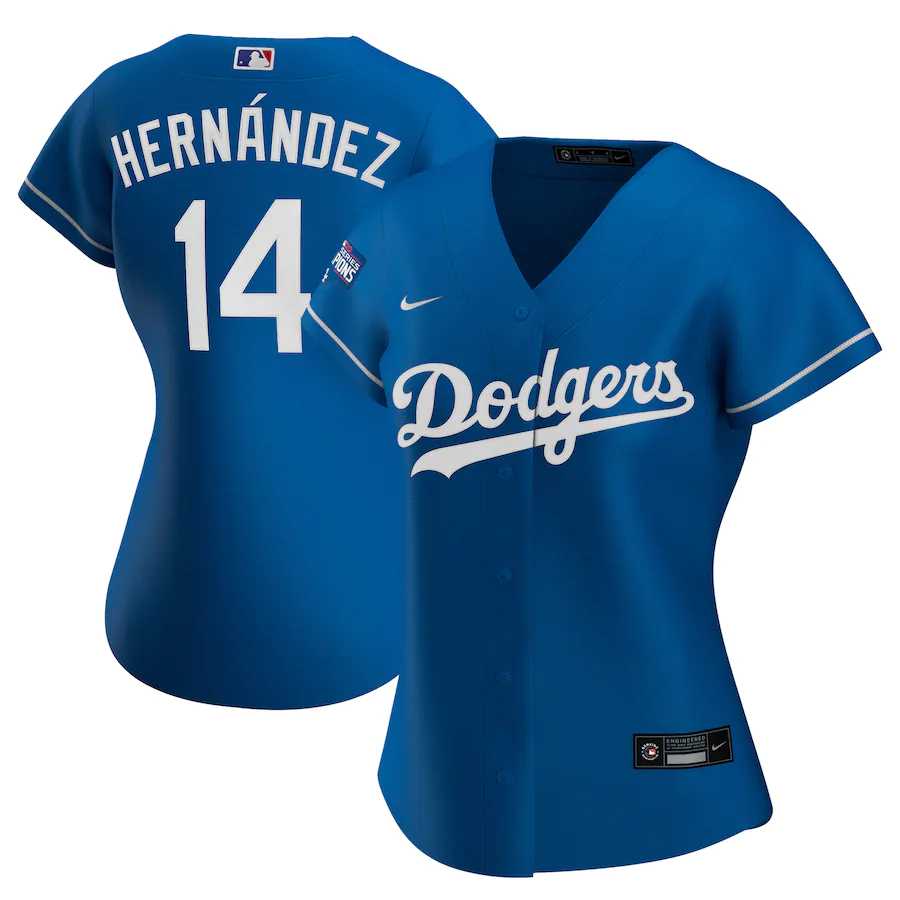 Women Dodgers 14 Enrique Hernandez Royal Nike 2020 World Series Champions Cool Base Jersey Dzhi,We sell and wholesale Women Dodgers 14 Enrique Hernandez Royal Nike 2020 World Series Champions Cool Base Jersey Dzhi on line form chian!